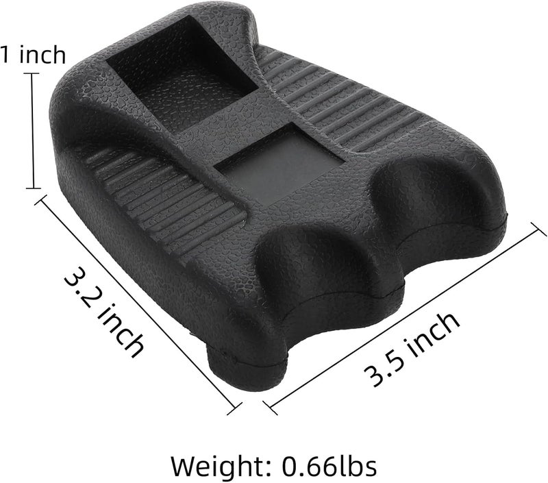 Eorbow 2 Holes Pool Cue Holder, Portable Weighted Cue Rest Cue Stick Holder, Billiard Cue Rack with Chalk Holder, Mini Non-Slip Pool Cue Rack Claw - Image 2